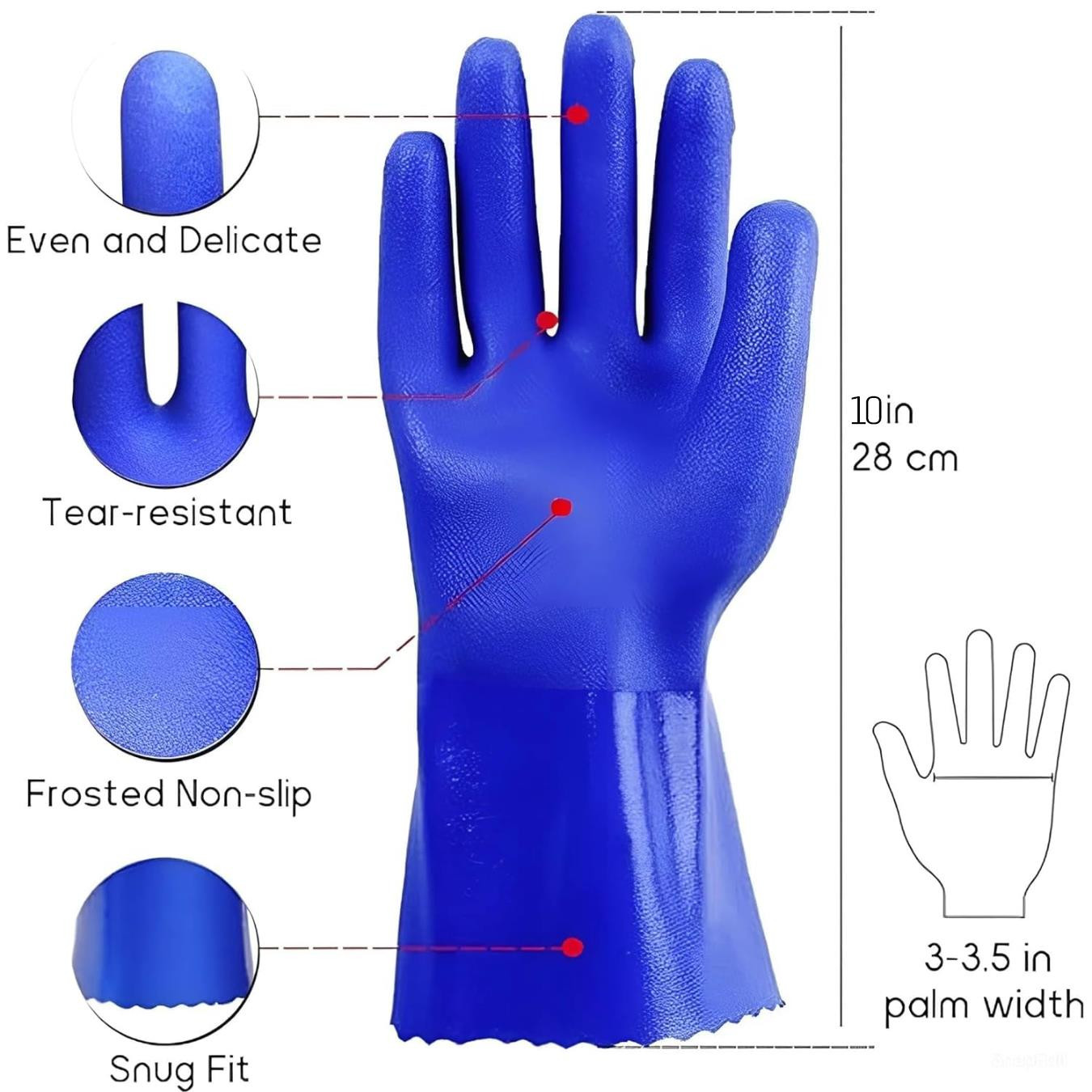 PVC Supported Gloves