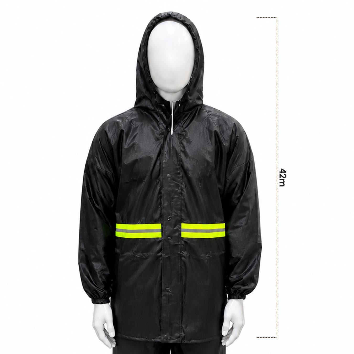 Rain Coat Premium Upper  Lower Black