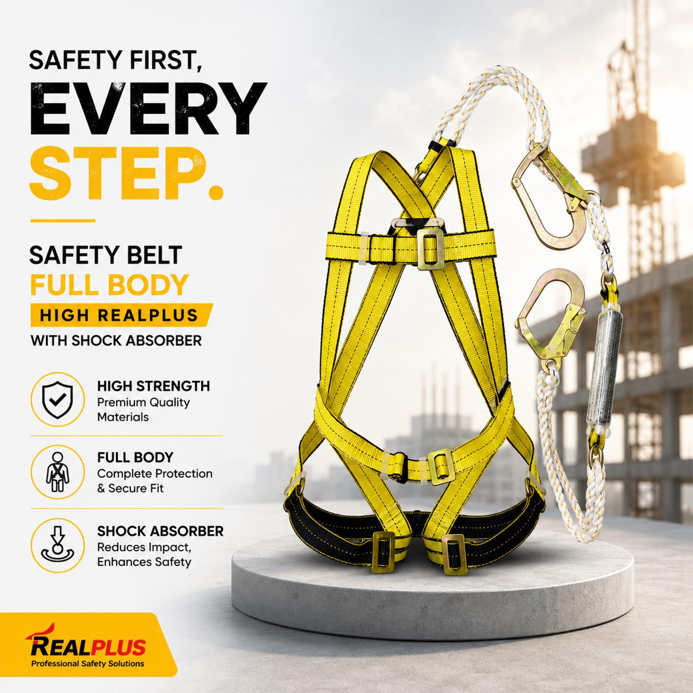 Safety Belt Full Body High Realplus with Shock Absorber