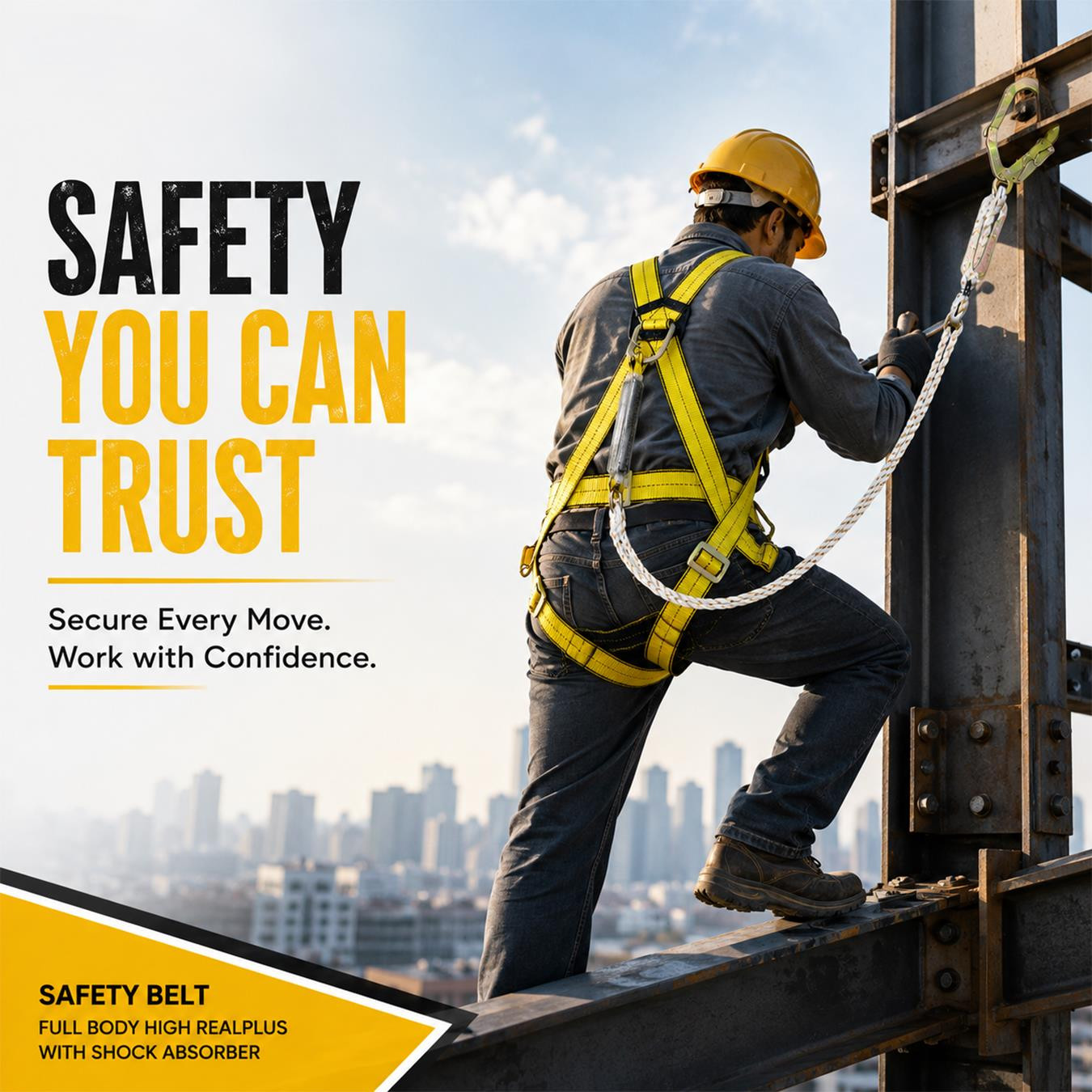 Safety Belt Full Body High Realplus with Shock Absorber