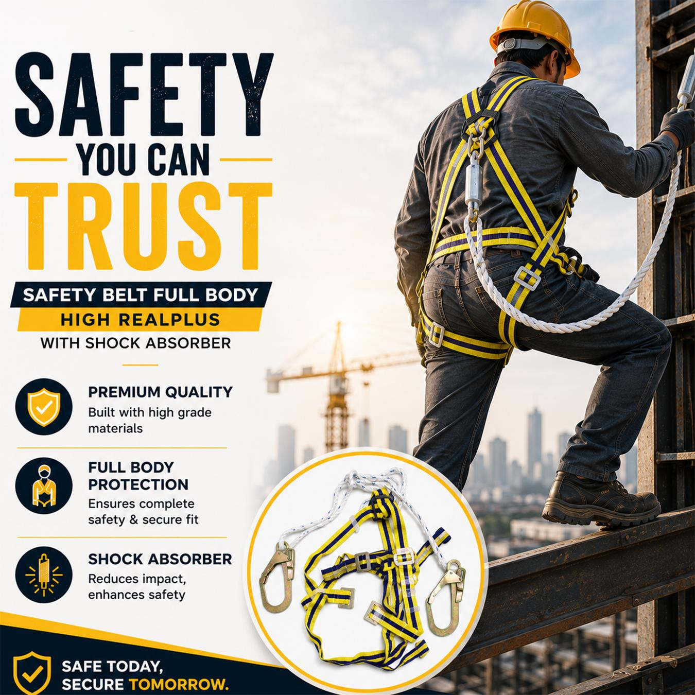 Safety Belt Full Body Polo Tak
