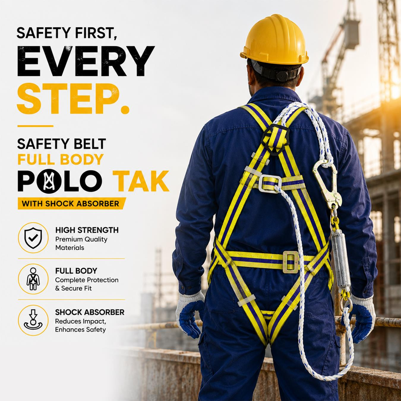 Safety Belt Full Body Polo Tak