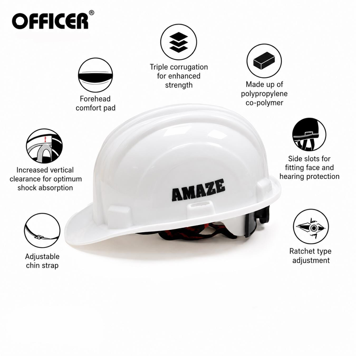 Safety Helmet Ratchet Amaze