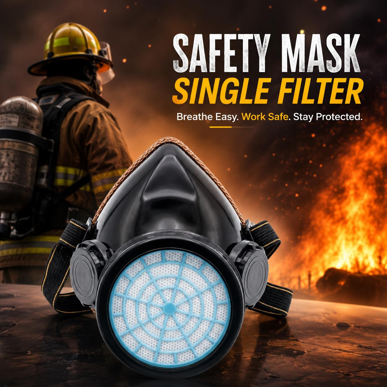 Safety Mask Single Filter