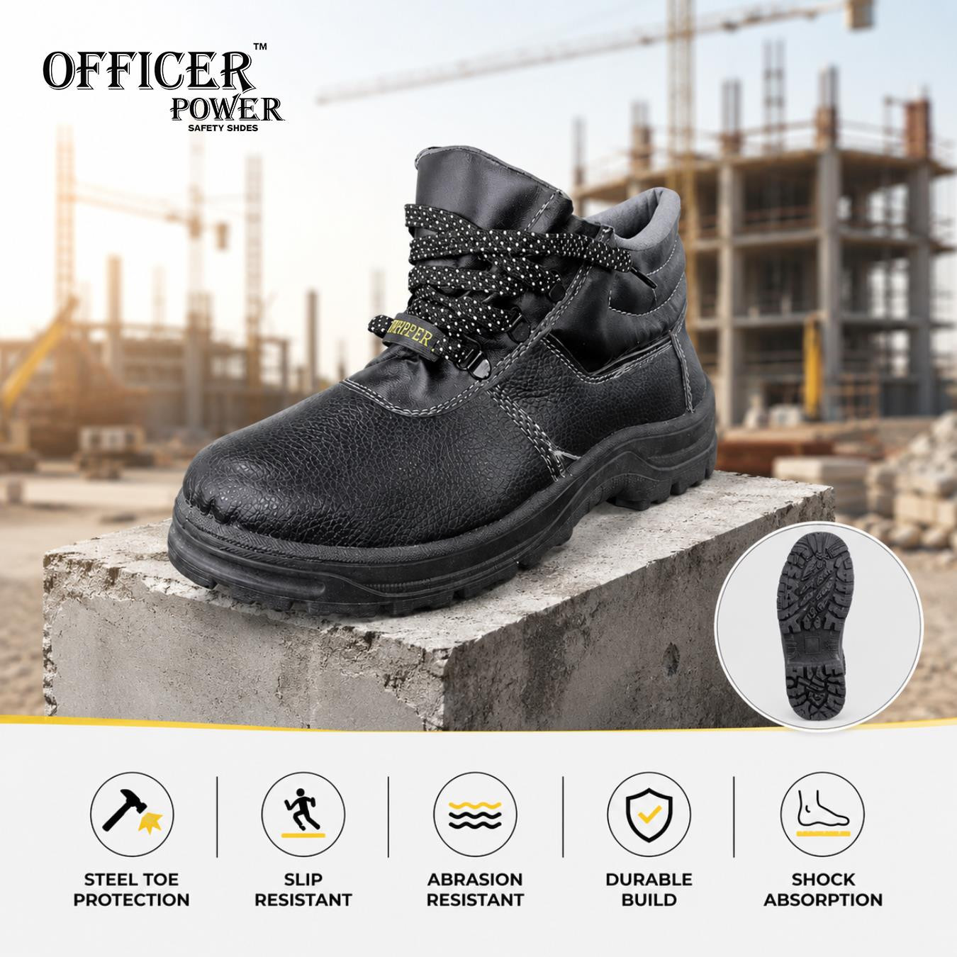 Safety Shoes Officer Power