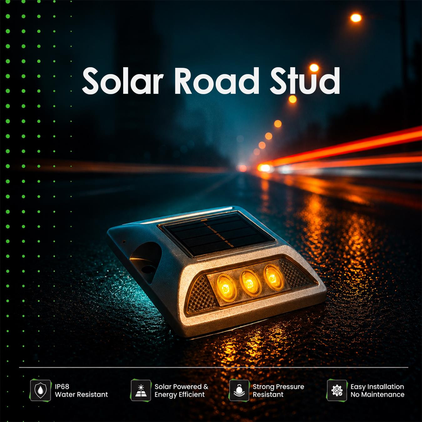 Solar Road Stud With Legs