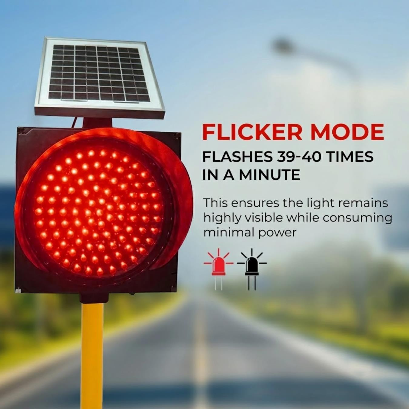 Solar Warning Light