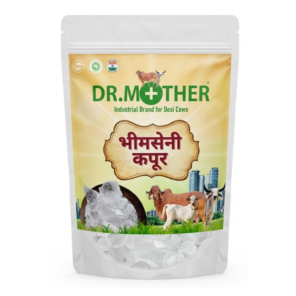 Dr. Mother Bhimseni Kapoor (100g) – 100% Pure & Natural Refined Camphor for Pooja, Meditation & Aromatherapy