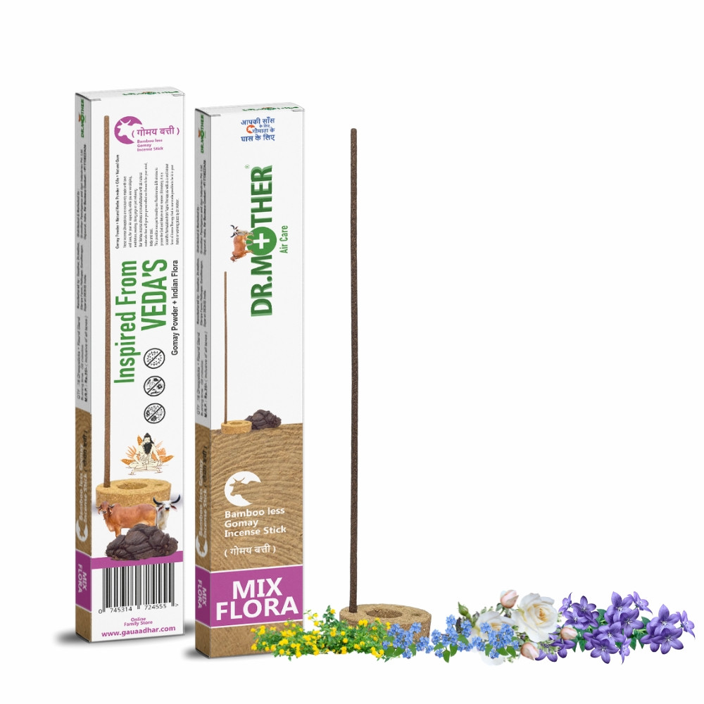 Gomay Mixflora Bambooless Incense Sticks Pack of 16 Sticks