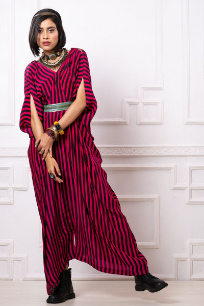 Aqua Breeze Pink Jumpsuit