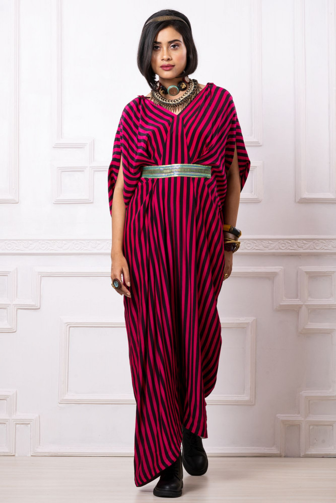 Image of Aqua Breeze Pink Jumpsuit