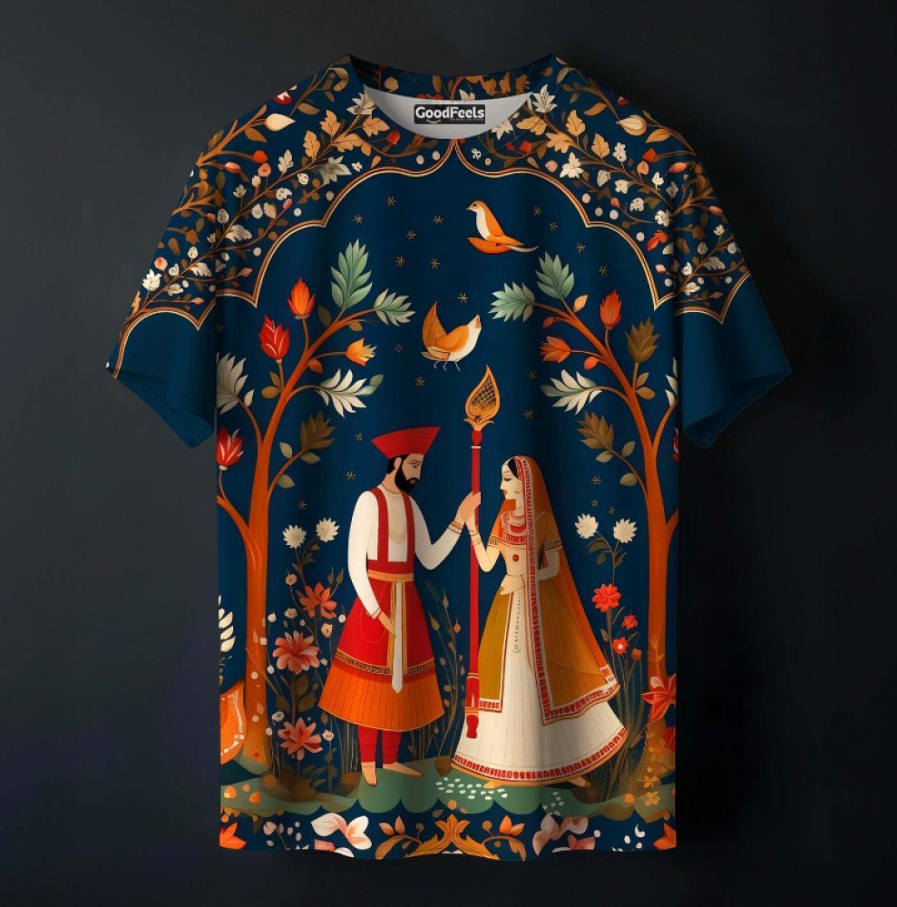 Image of Royal Union Printed Tee – Bold Cotton Graphic T-Shirt