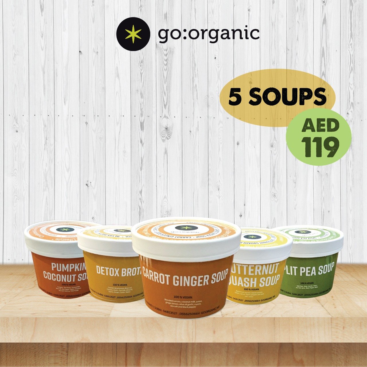 5 Packs of Soup