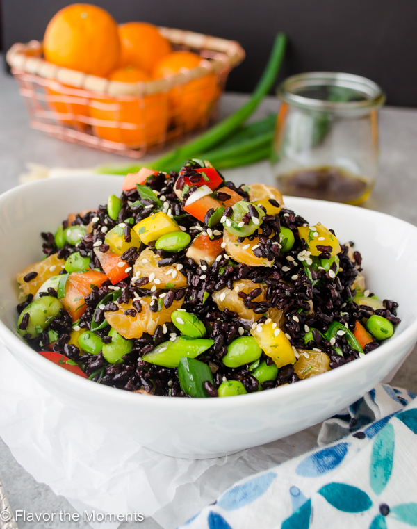 Quinoa Black Rice Roasted Veggie Salad