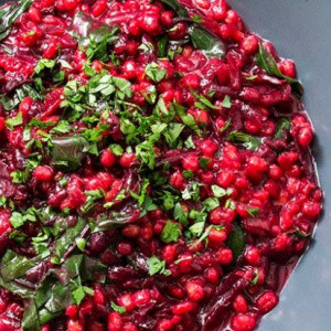 Beetroot  Pearl  Barley Risotto