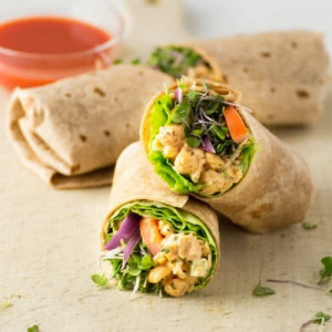 Image of Buffalo Chickpea Wrap