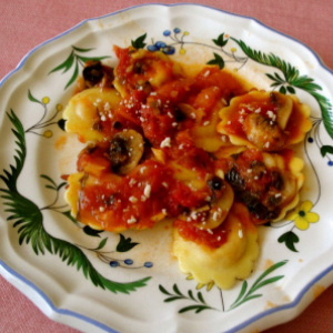 Image of Butternut Squash Ravioli with Marinara Sauce