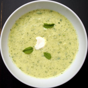 Image of Courgette, Lemon &amp; Mint Soup