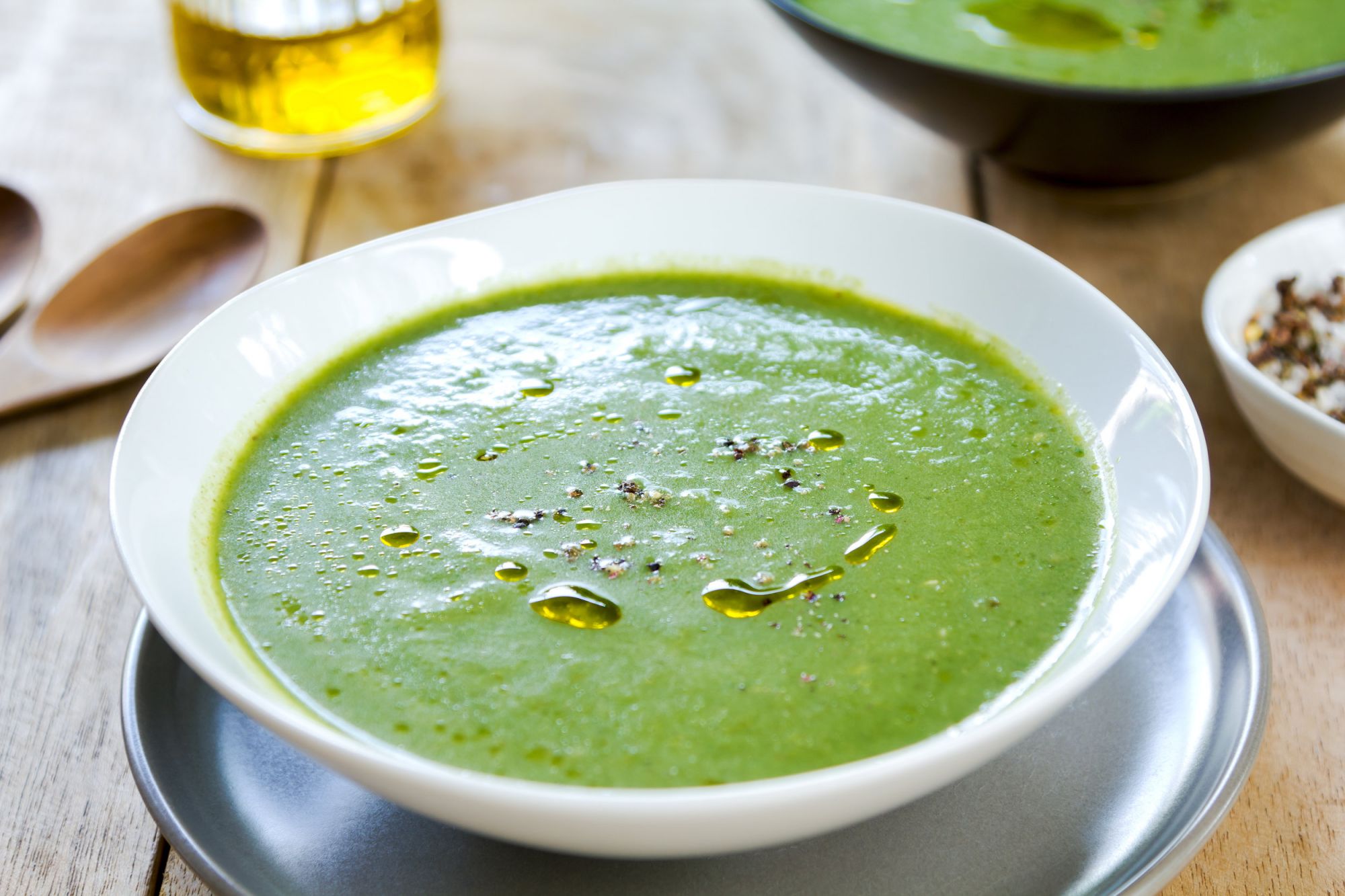 Creamy Vegan Spinach Soup