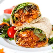 Tempeh Scramble Wrap