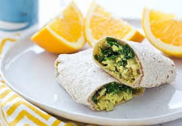 Image of Tempeh Rendang in Spinach Wrap