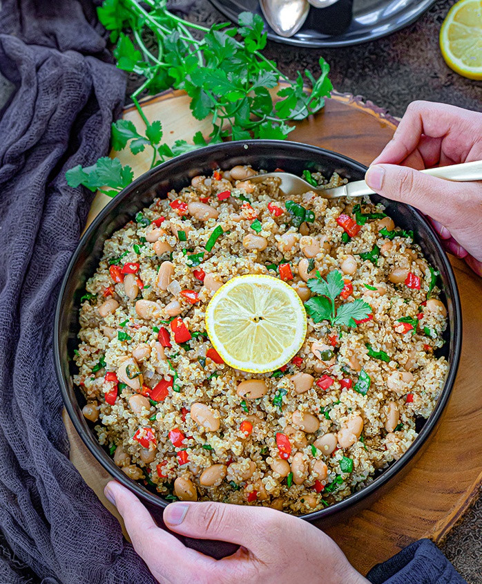 White Eyed Bean Stew Protein Bowl