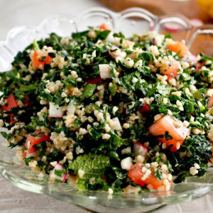 Kale Quinoa Tabbouleh