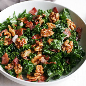 Superfood Kale Walnut Salad