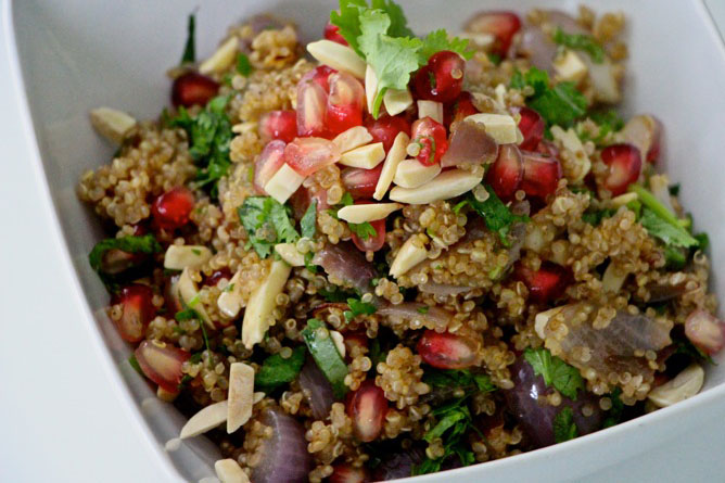 Quinoa Pomegranate Salad