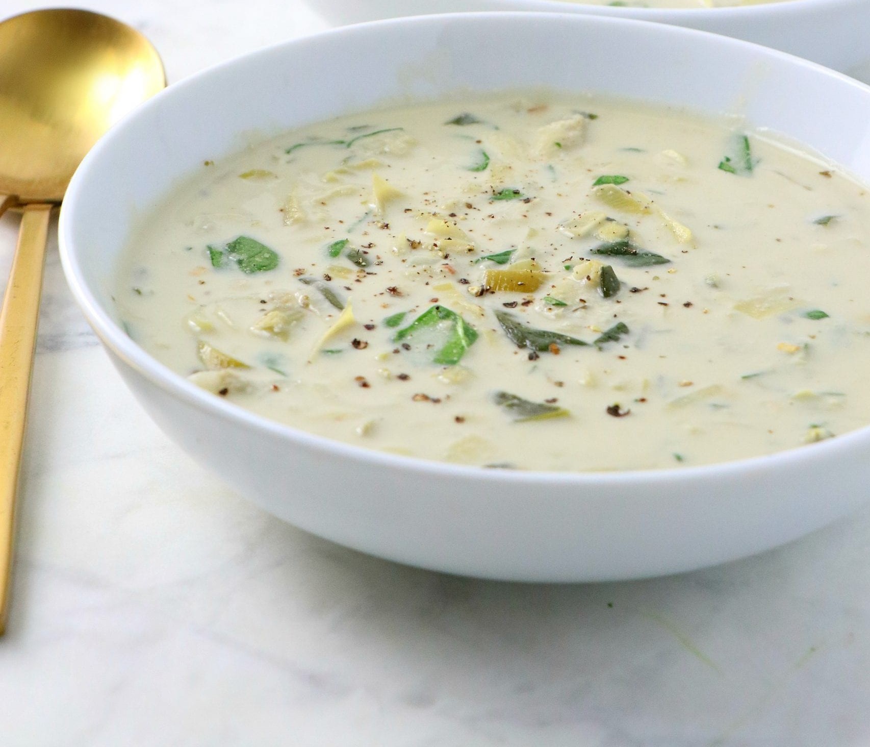 Spinach Artichoke Soup