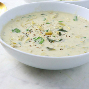 Spinach Artichoke Soup