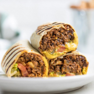 Image of Vegan Cheese Burger Wrap
