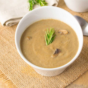 Mushroom Leek Rosemary Soup
