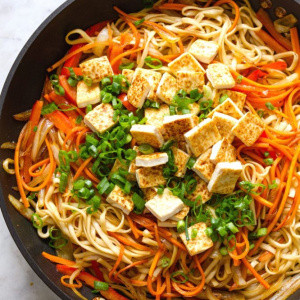 Tofu Veggie Noodles