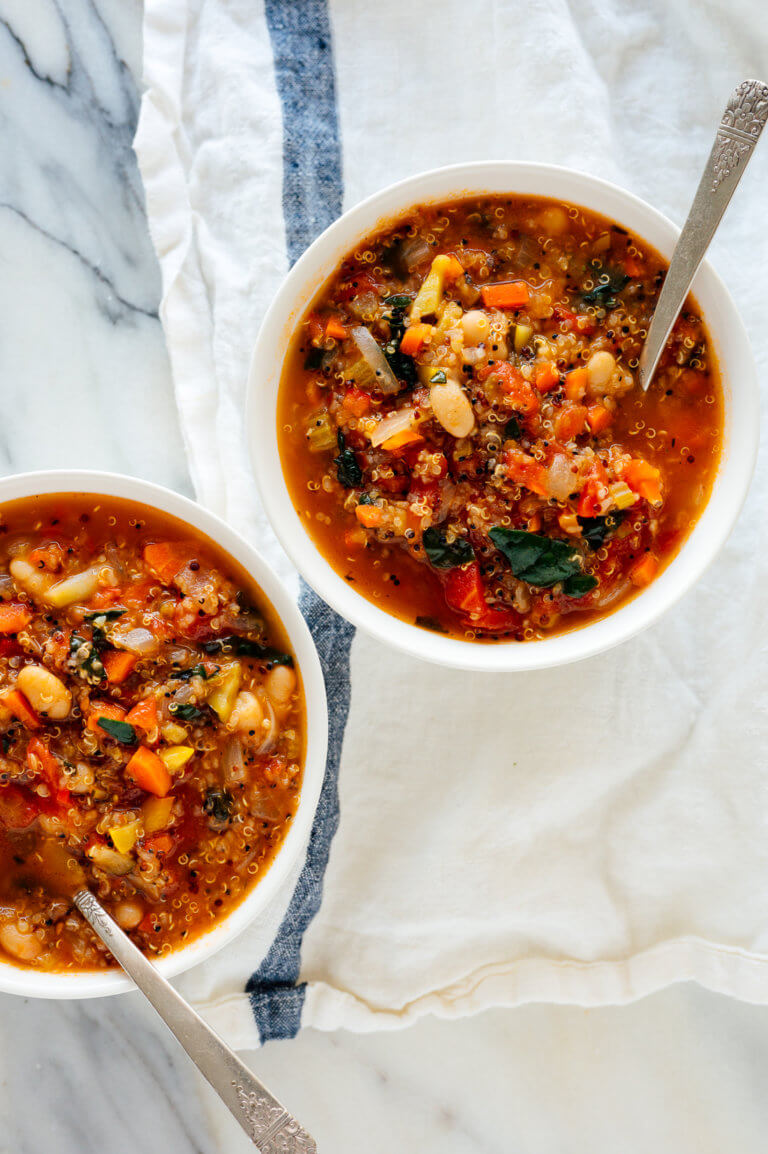 Hearty Quinoa Gut Cleanse Soup