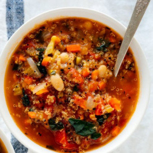 Hearty Quinoa Gut Cleanse Soup