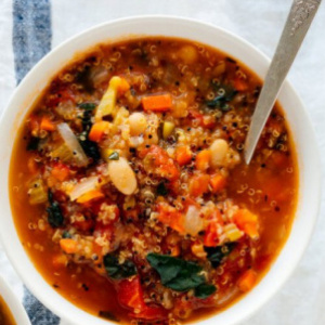 Image of Hearty Quinoa Gut Cleanse Soup