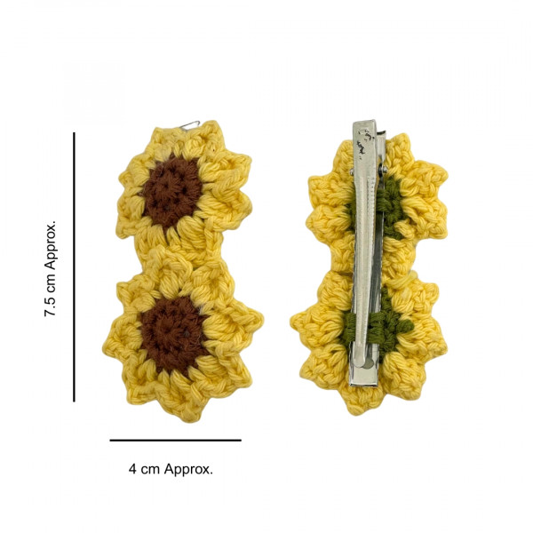 Sunflower Claw Clip + Daisy Claw Clip