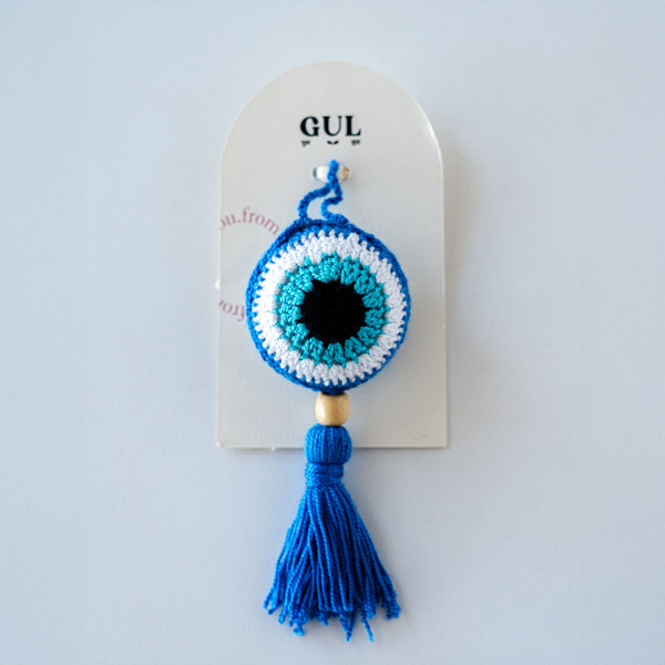 Evil Eye Key Charm