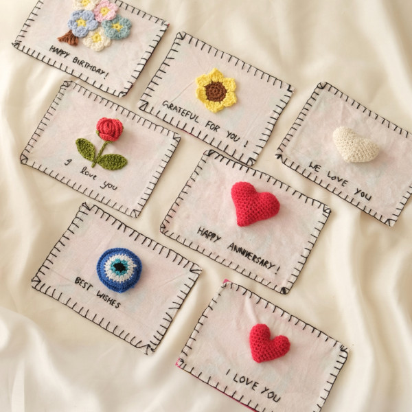 "Happy Mother's Day" Crochet Postcard