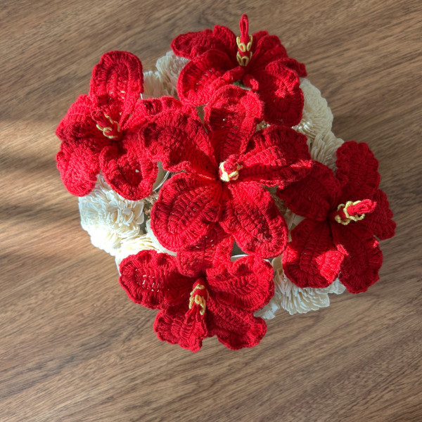 Blissful Hibiscus Basket