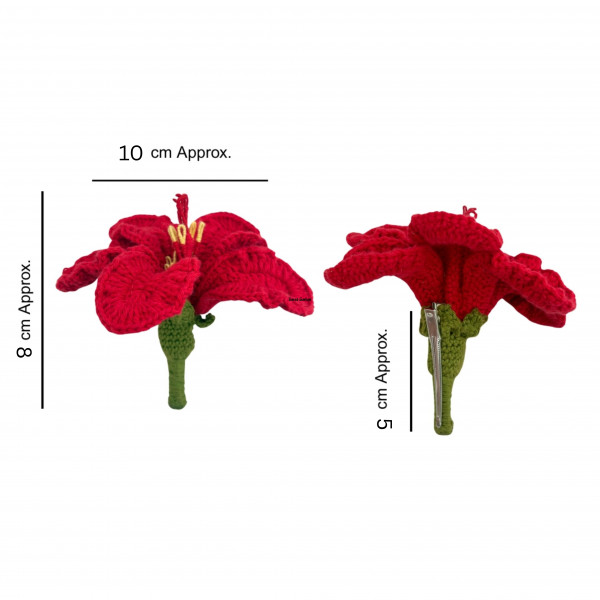 Hibiscus Hair Clip Pink
