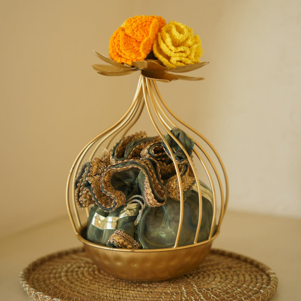 Image of "Aarzoo" Carnation Potli Holder