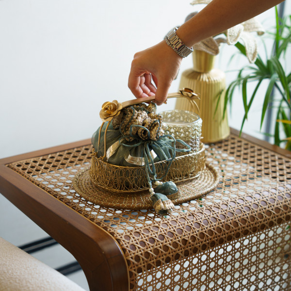 "Dil-Khush" Brass Tray