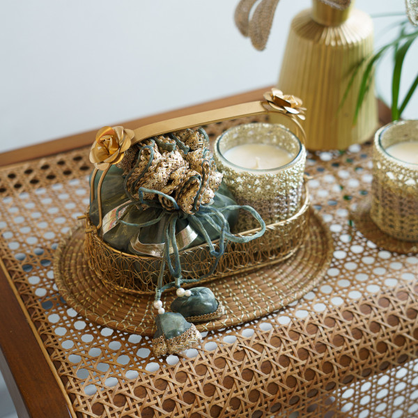 “Dil-Khush” Traditional Brass Gift Tray