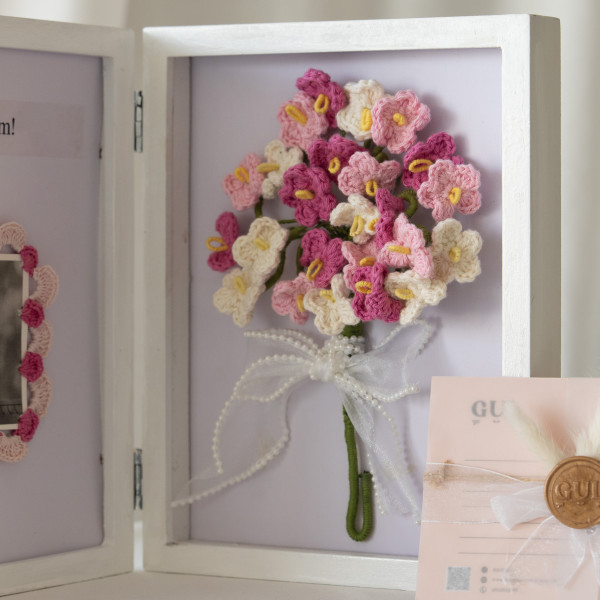 Endless Love Frame Double -Pink