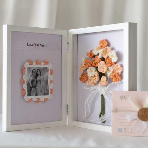 Endless Love Frame Double - Peach