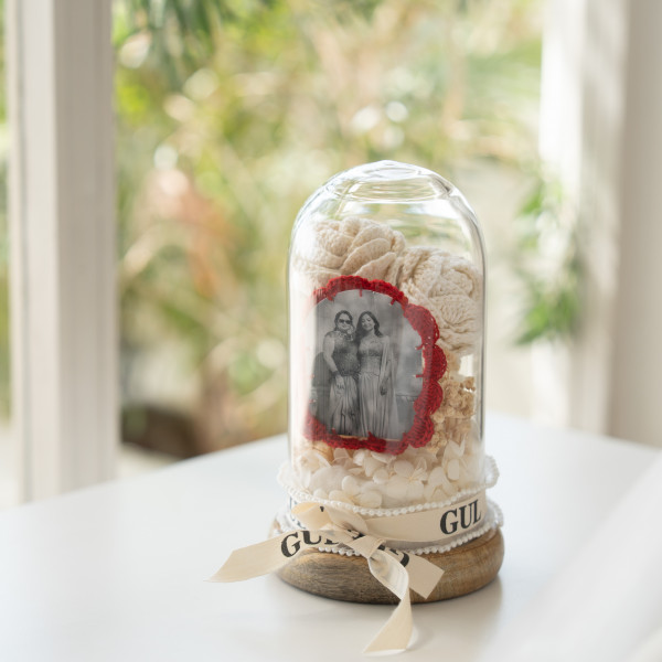 Nostalgia Crochet Dome - Red