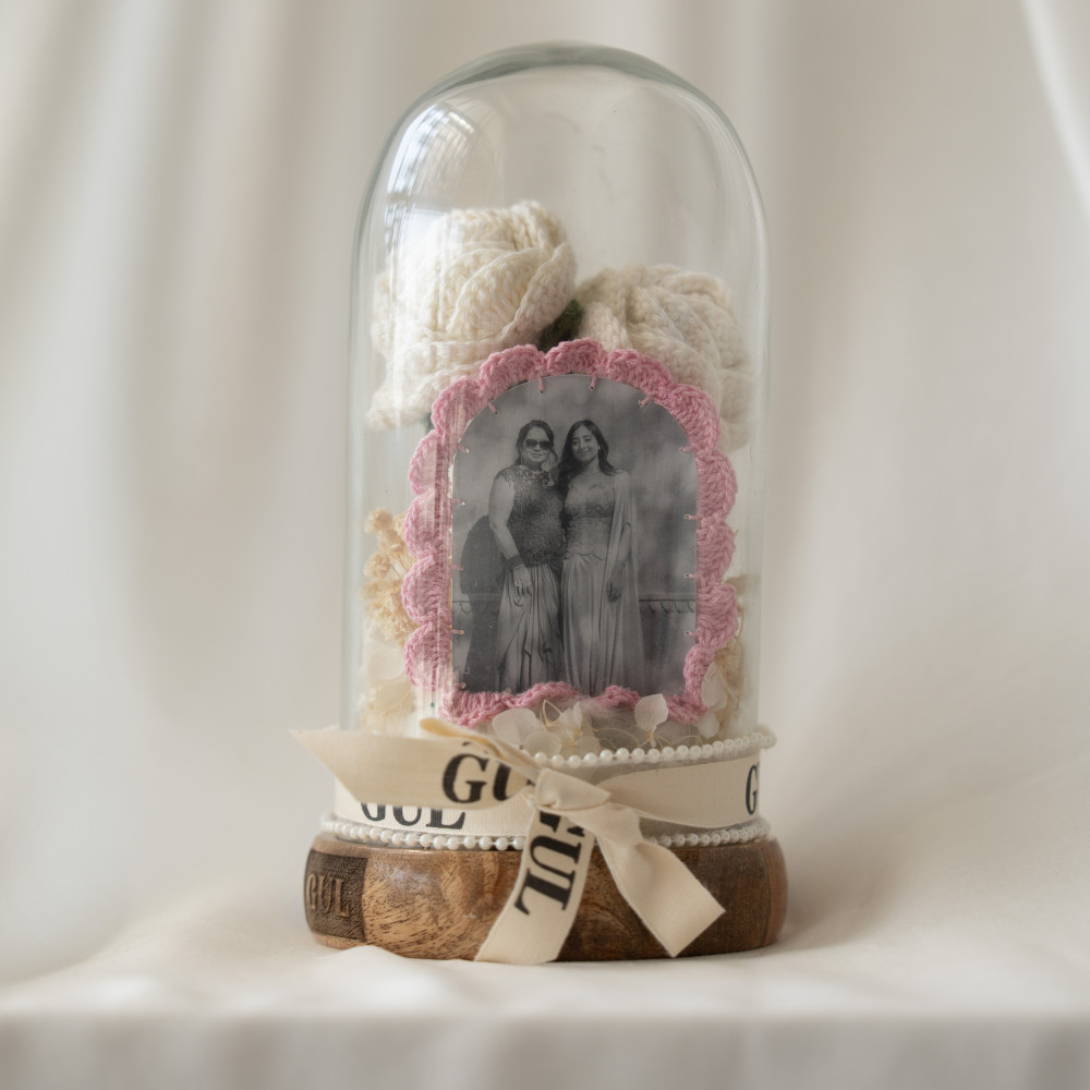 Image of Nostalgia Crochet Dome - Pink