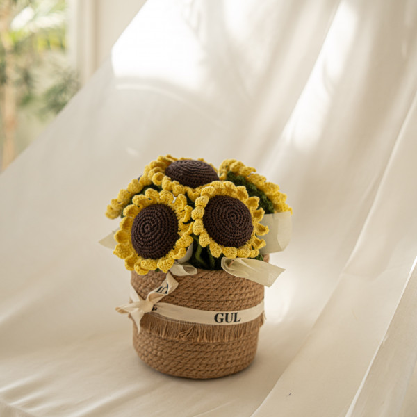Sunflower Bucket